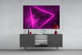Cinematic artwork in a sci-fi-themed lounge interior
