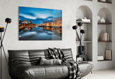 Helsinki Finland artwork styled in a study interior
