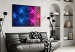Abstract Art artwork styled in a man cave interior