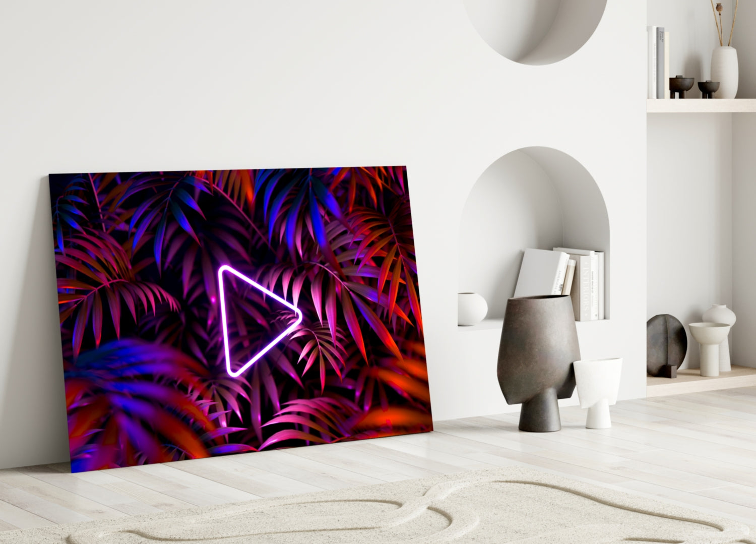 Abstract Art Glass Wall Art.