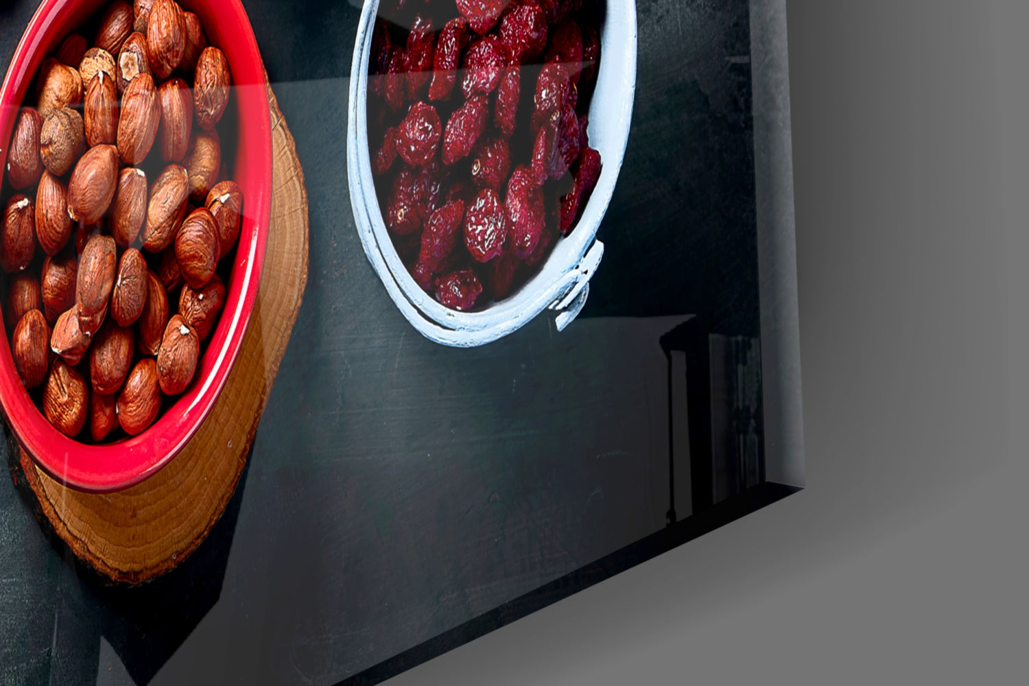 Nuts Glass Wall Art.