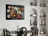 Cinematic food print bringing pantry edge to a cafe-styled lounge
