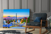 Travel yatay panel against an ivory-painted accent wall