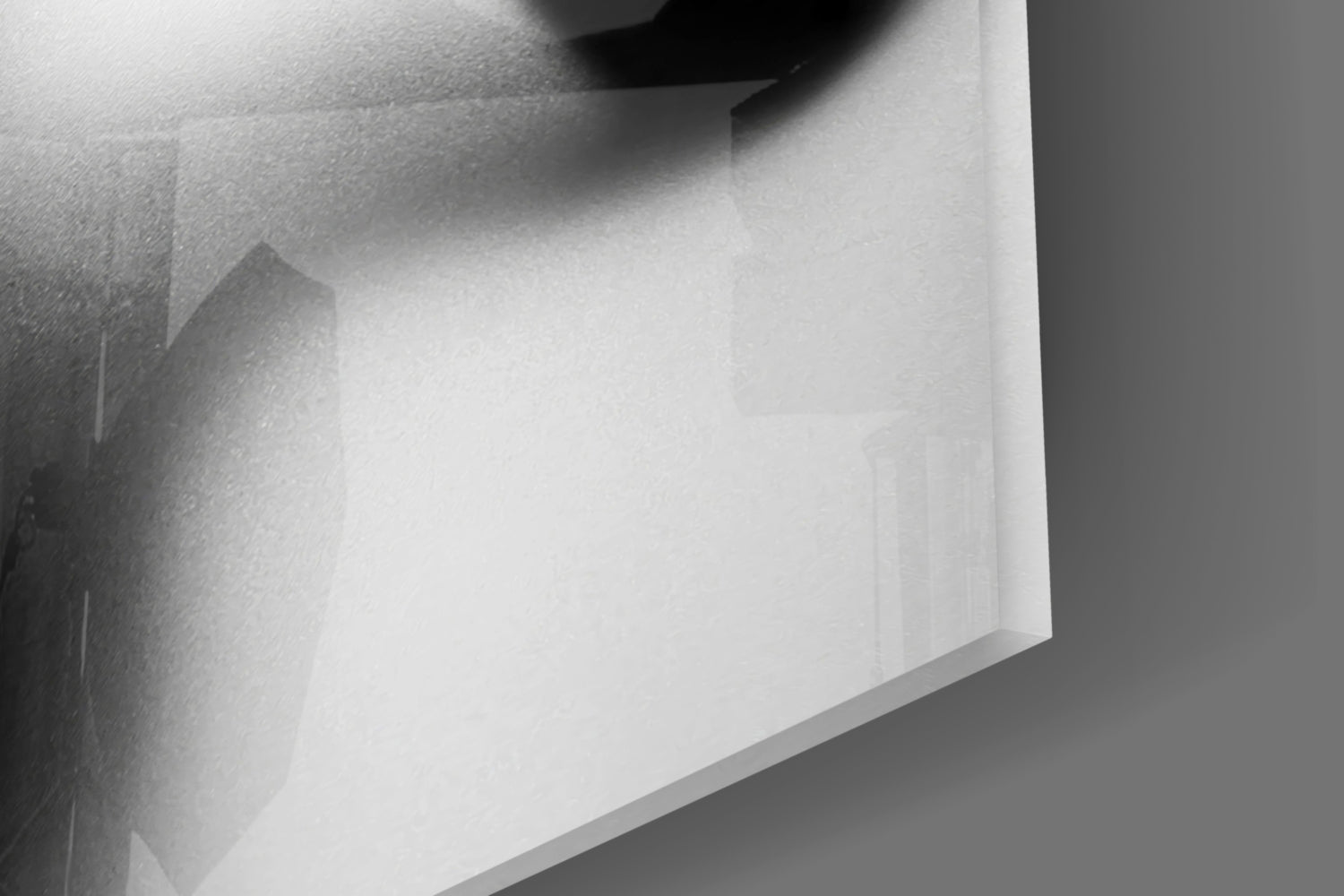 Loneliness Glass Wall Art.