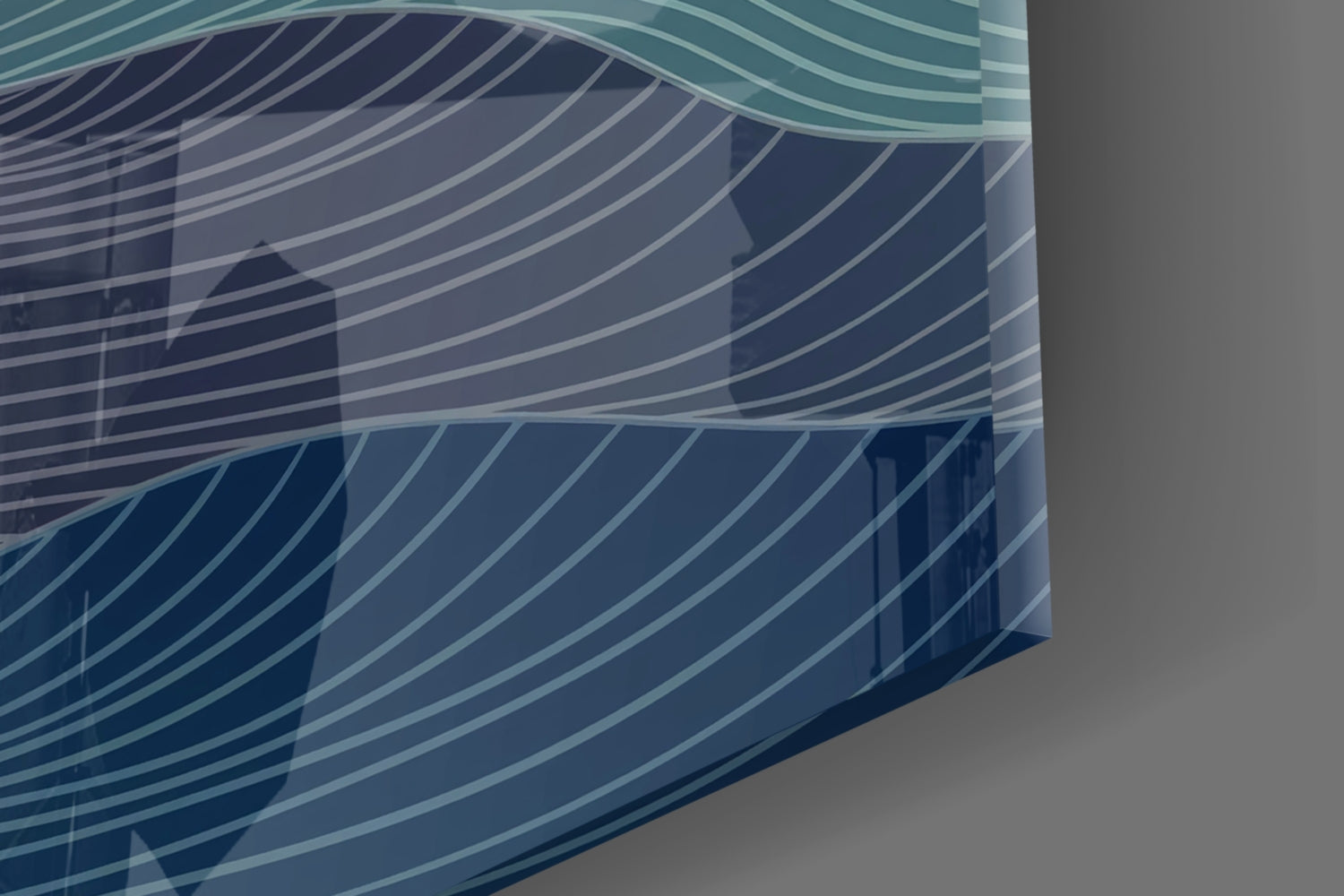 Abstract Art Glass Wall Art.