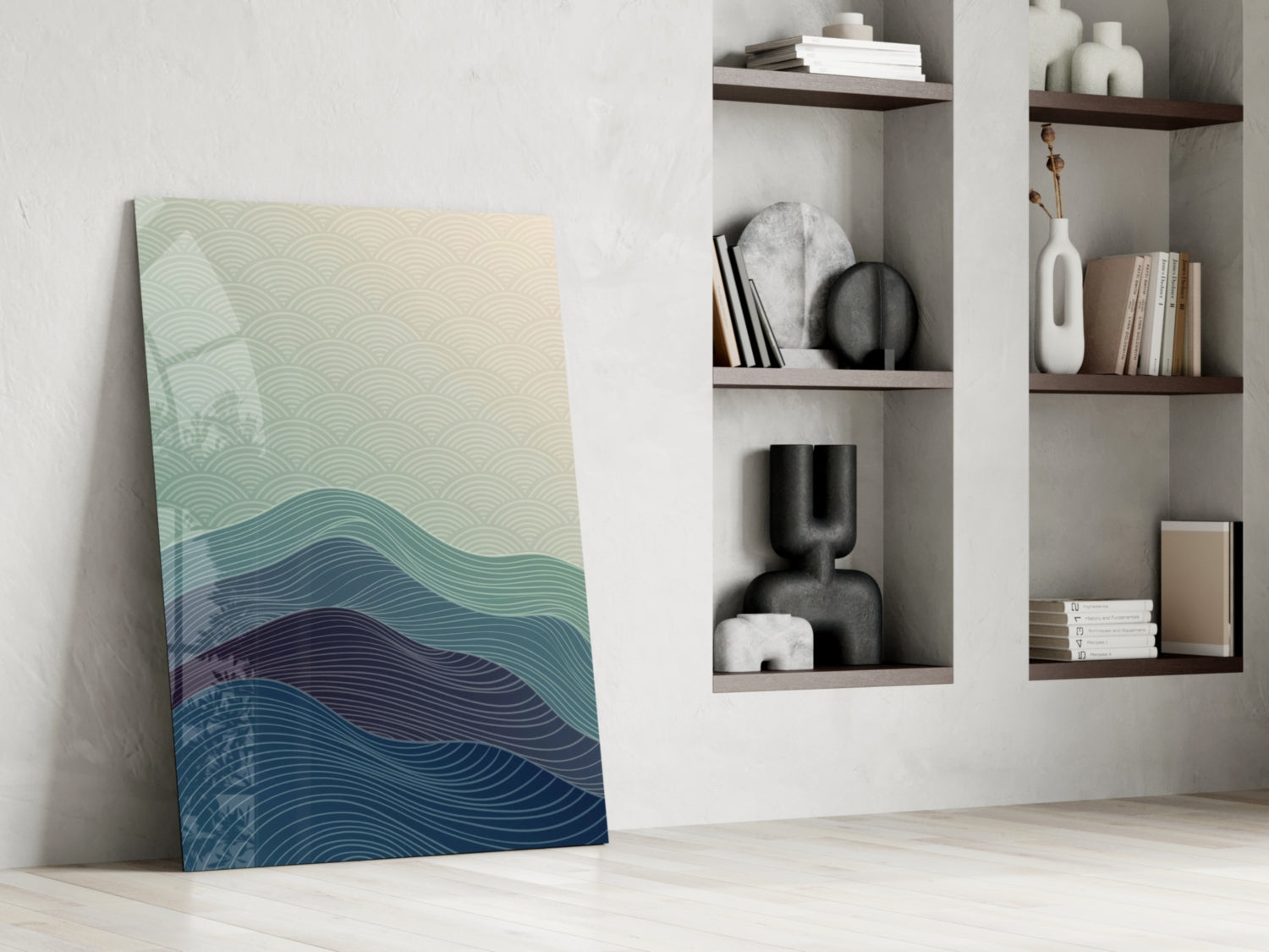 Abstract Art Glass Wall Art.