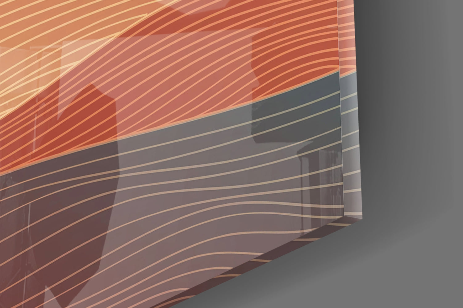 Abstract Art Glass Wall Art.