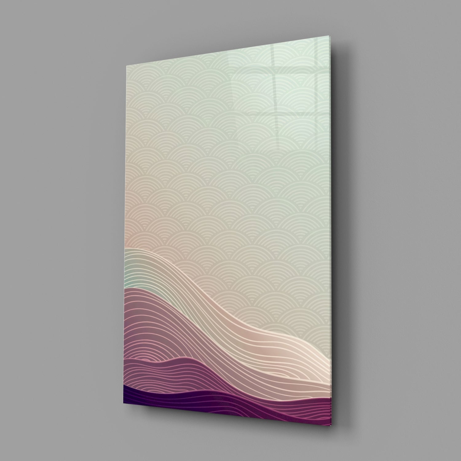 Abstract Art Glass Wall Art.