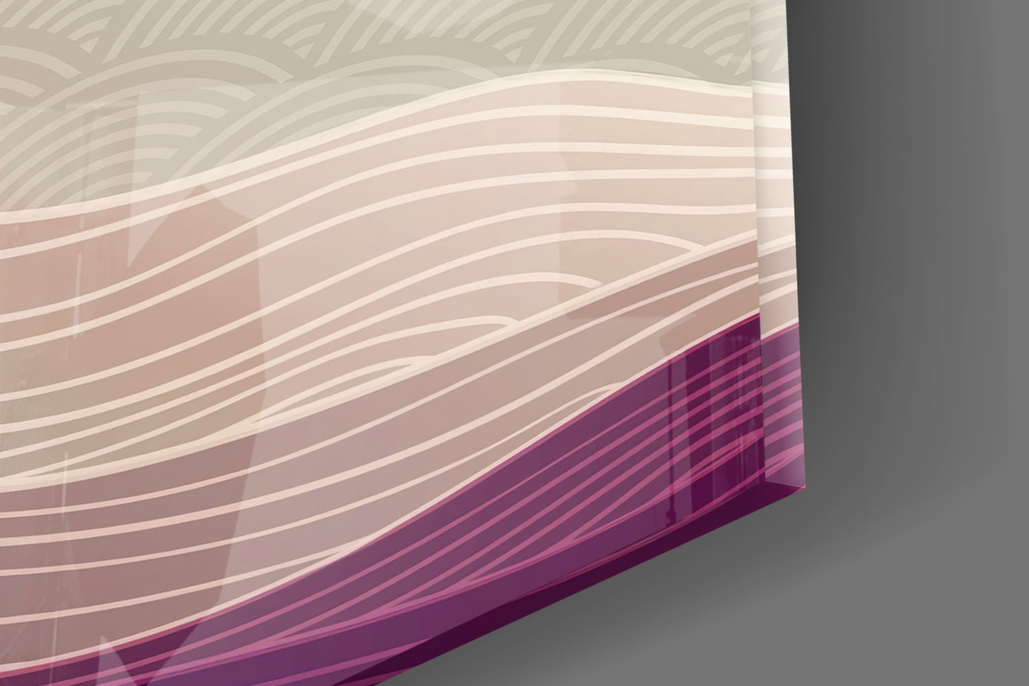 Abstract Art Glass Wall Art.