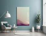 Abstract Art artwork styled in a hallway interior