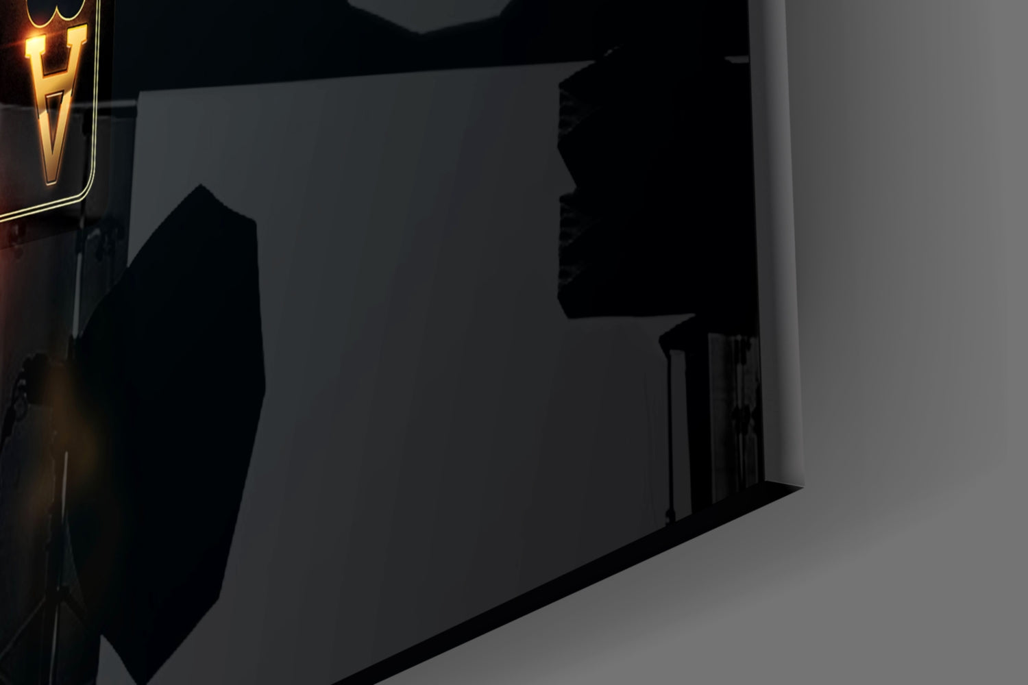 Gambler's Guns Glass Wall Art.