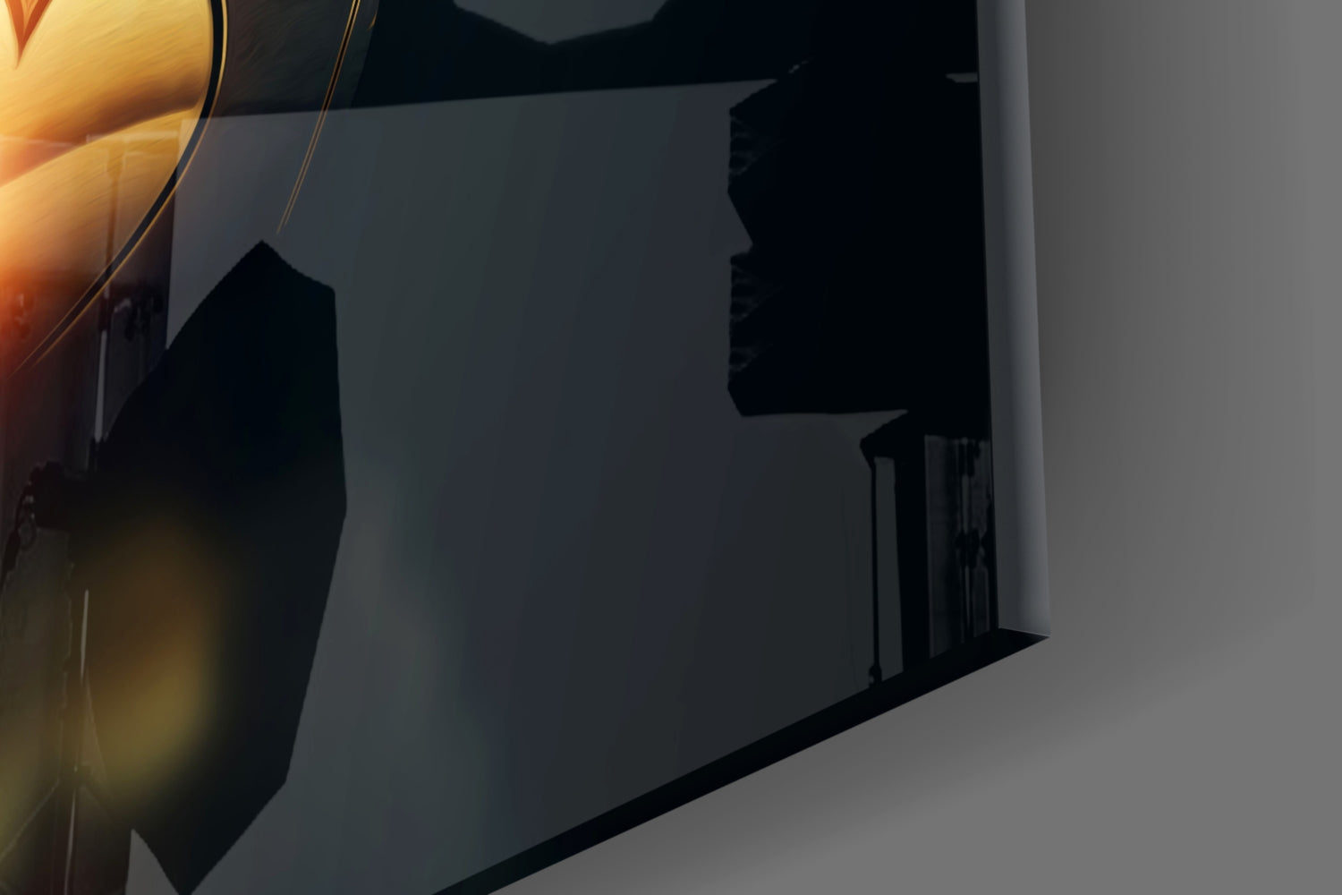 Gambler's Guns Glass Wall Art.