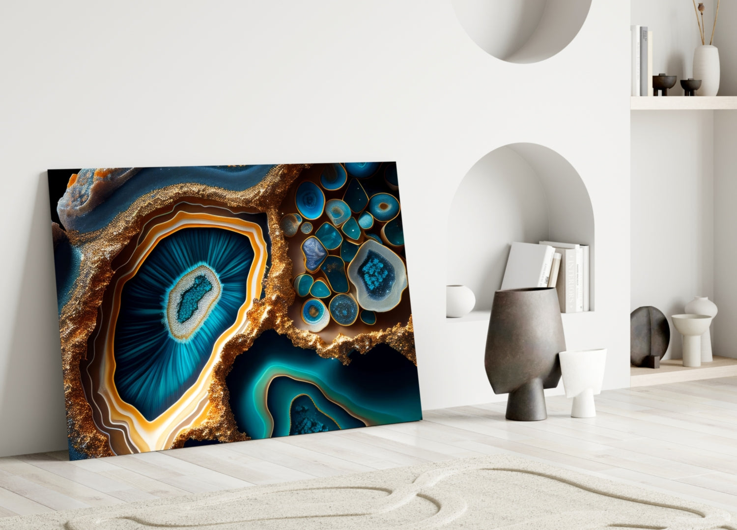 Abstract Art Glass Wall Art.