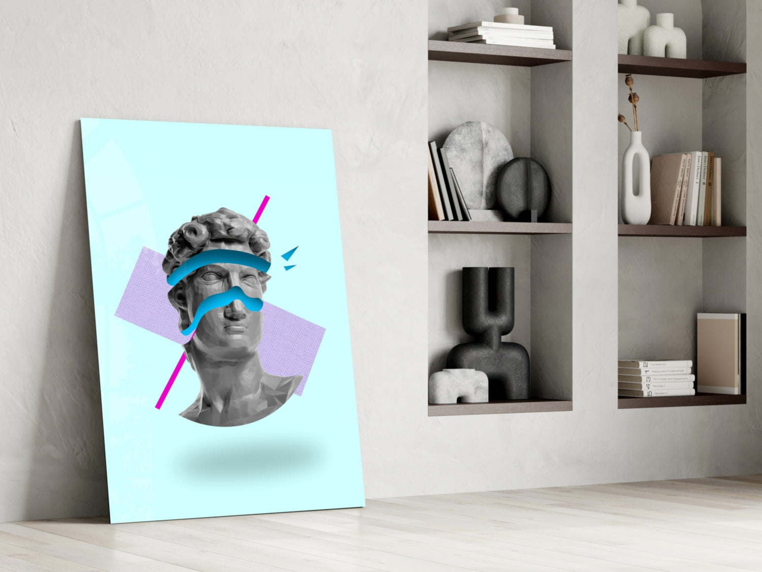 Abstract Art Glass Wall Art.