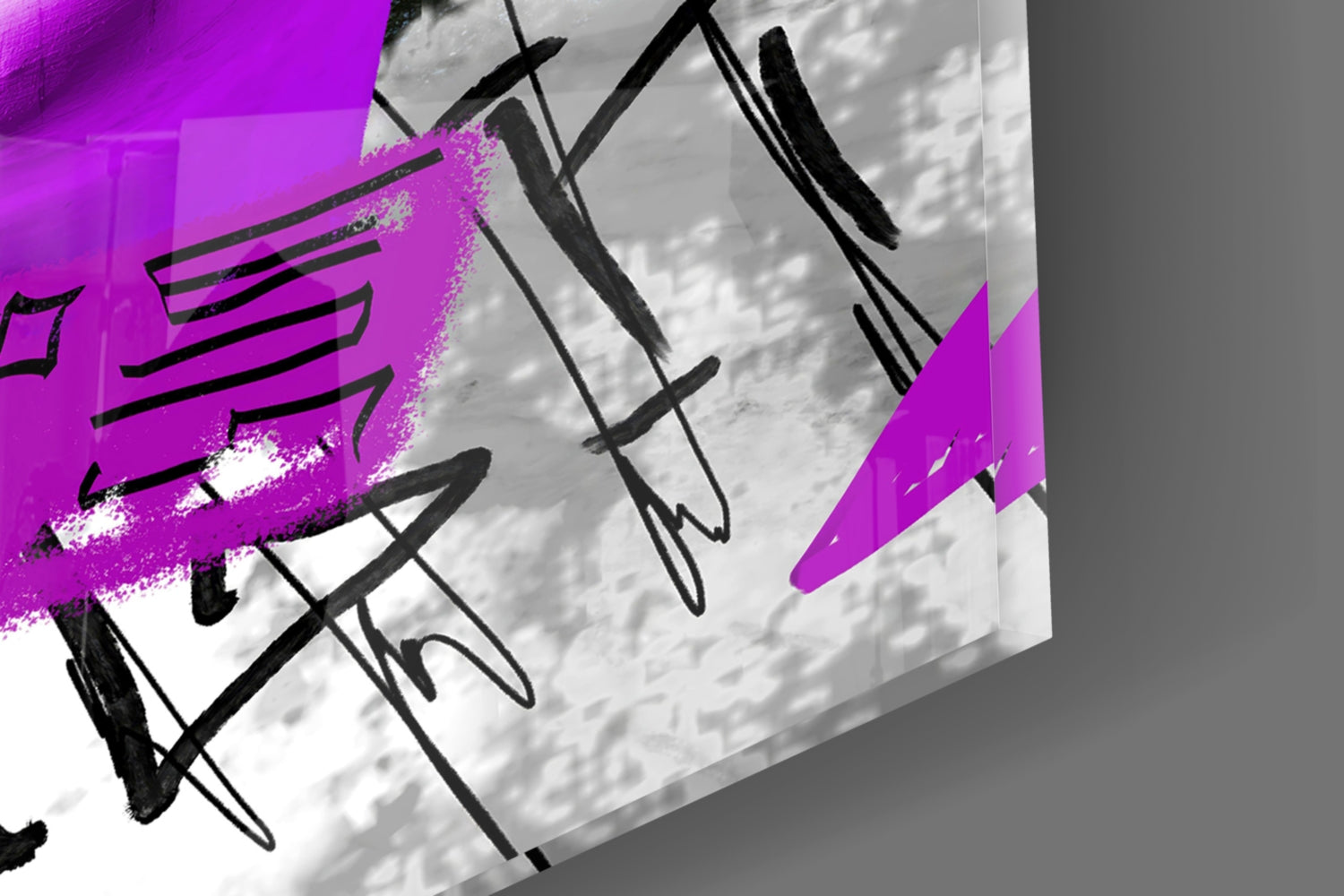 Abstract Art Glass Wall Art.