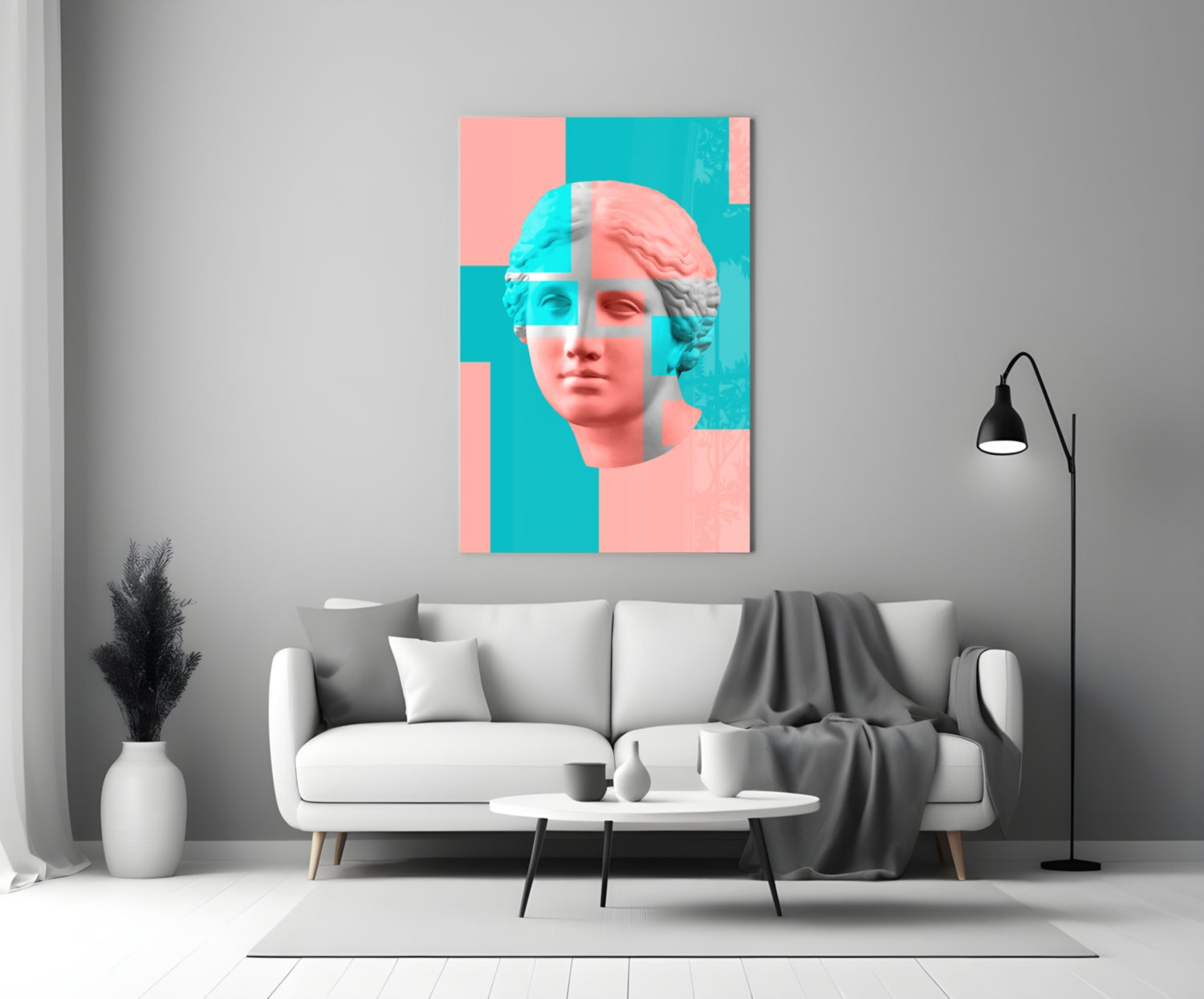 Abstract Art Glass Wall Art.