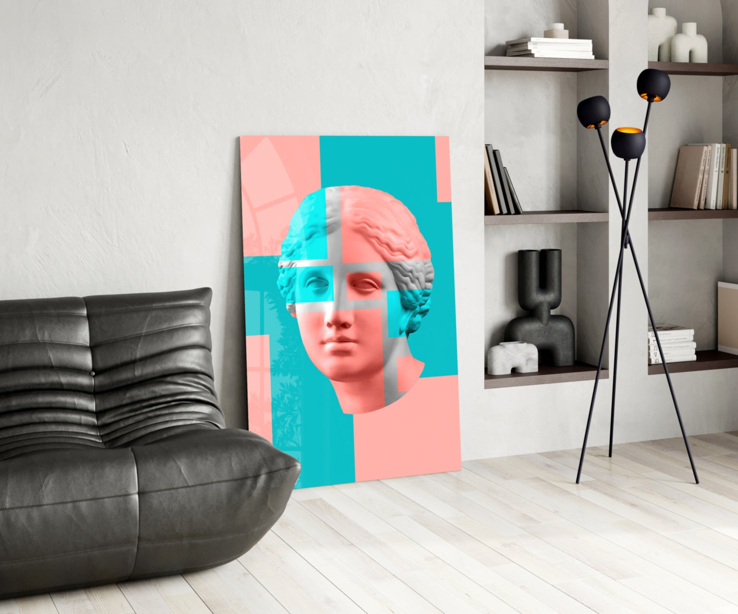 Abstract Art Glass Wall Art.