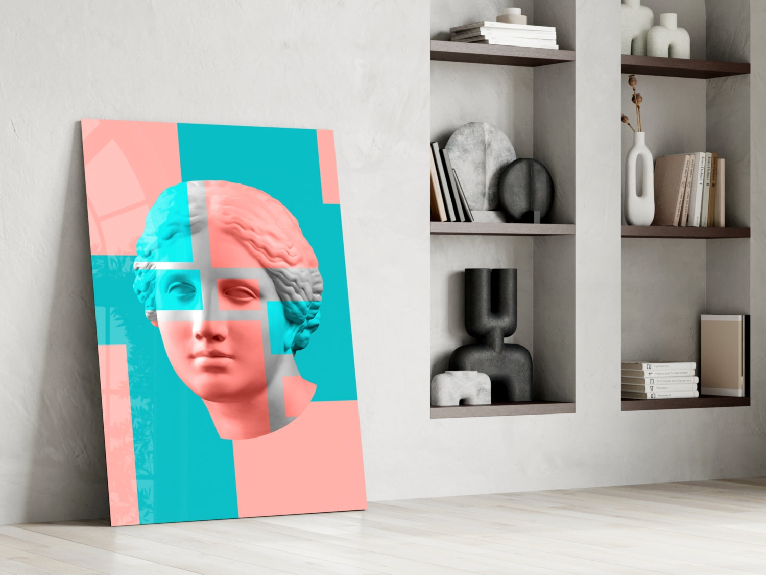 Abstract Art Glass Wall Art.