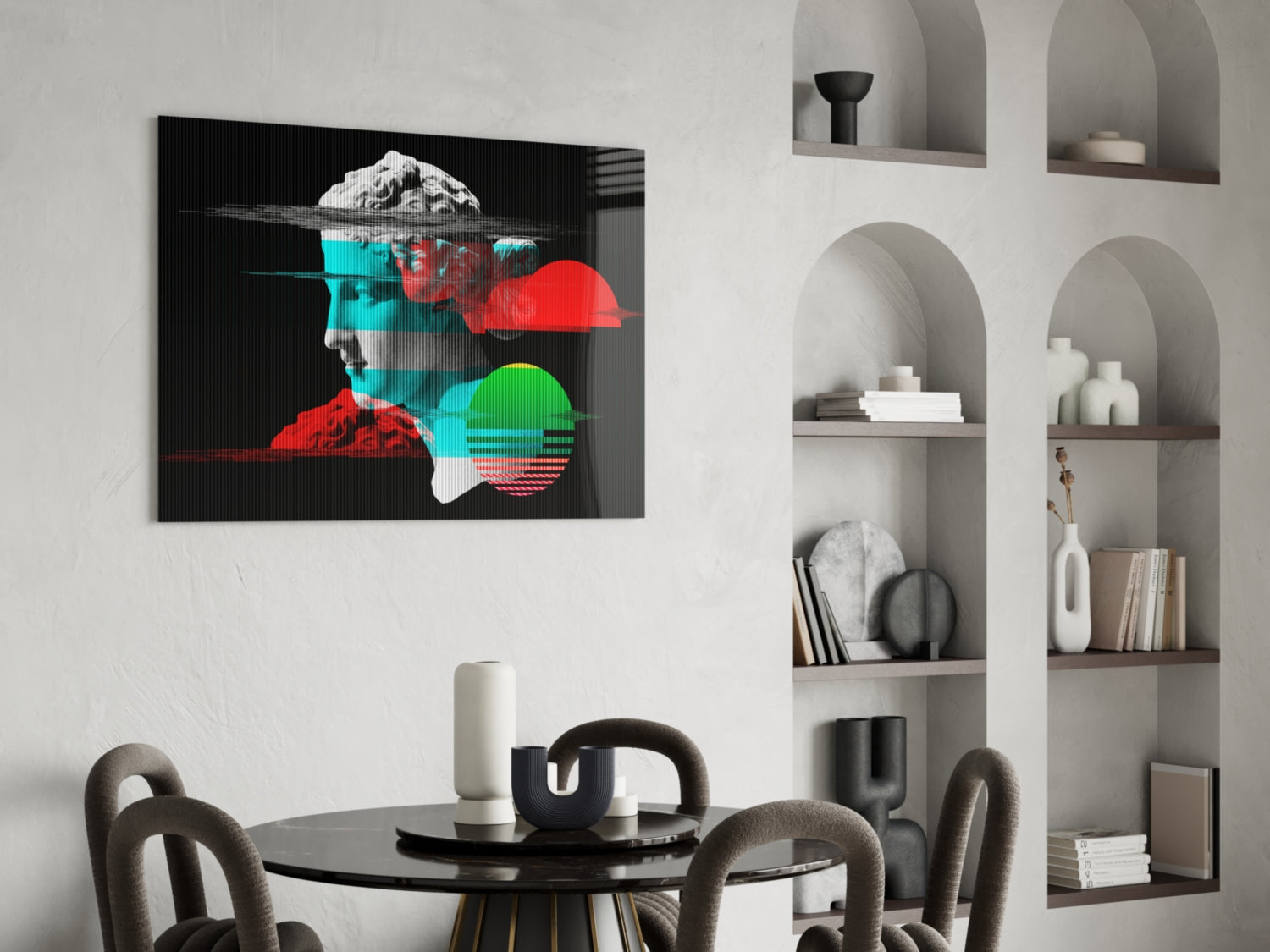 Abstract Art Glass Wall Art.