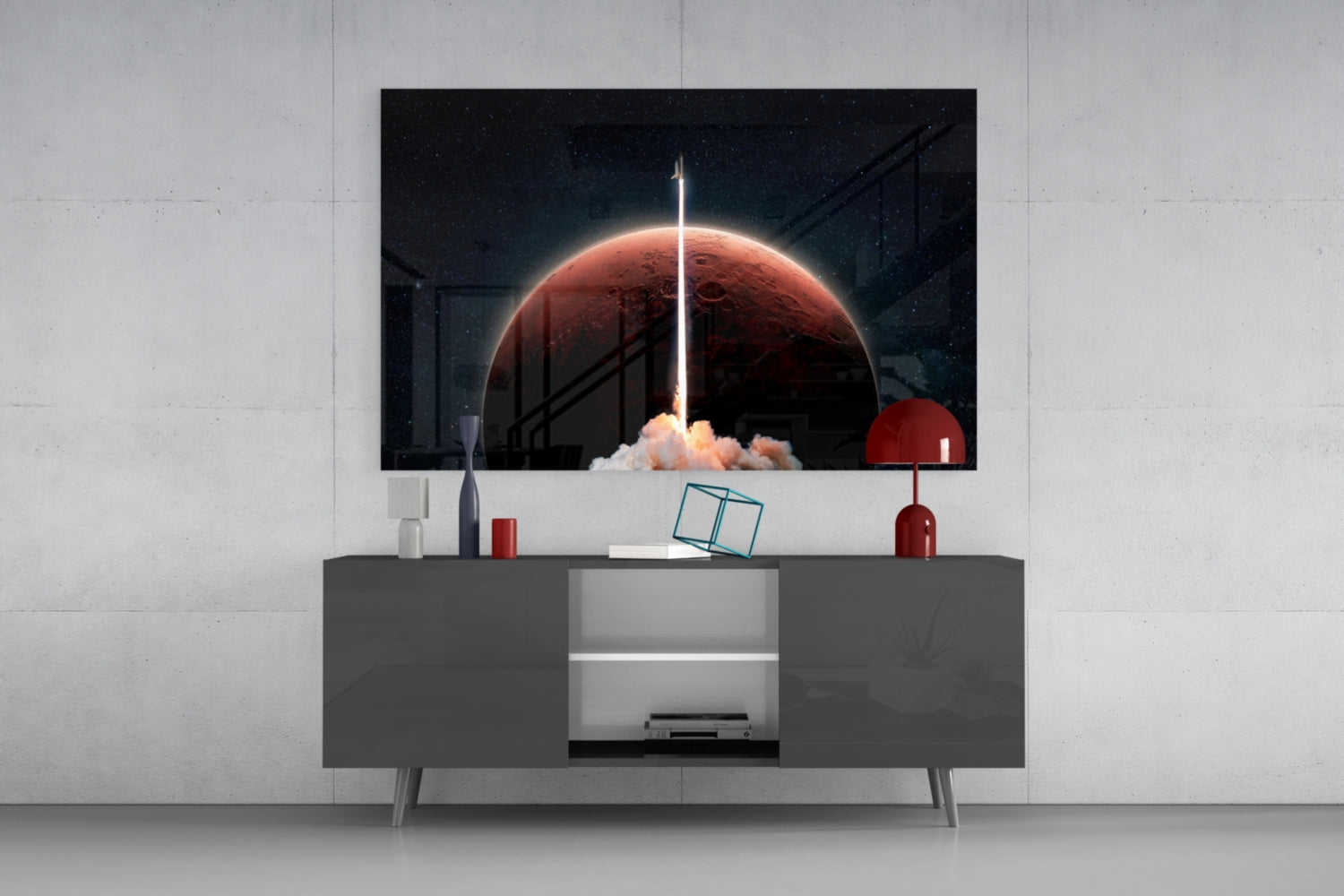 Abstract Art Glass Wall Art.