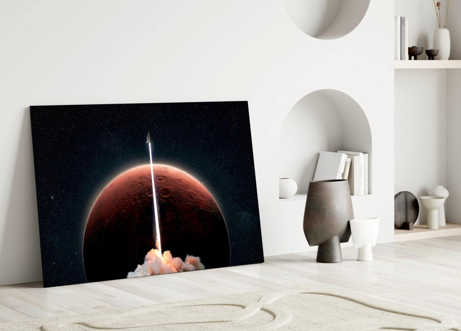 Abstract Art Glass Wall Art.