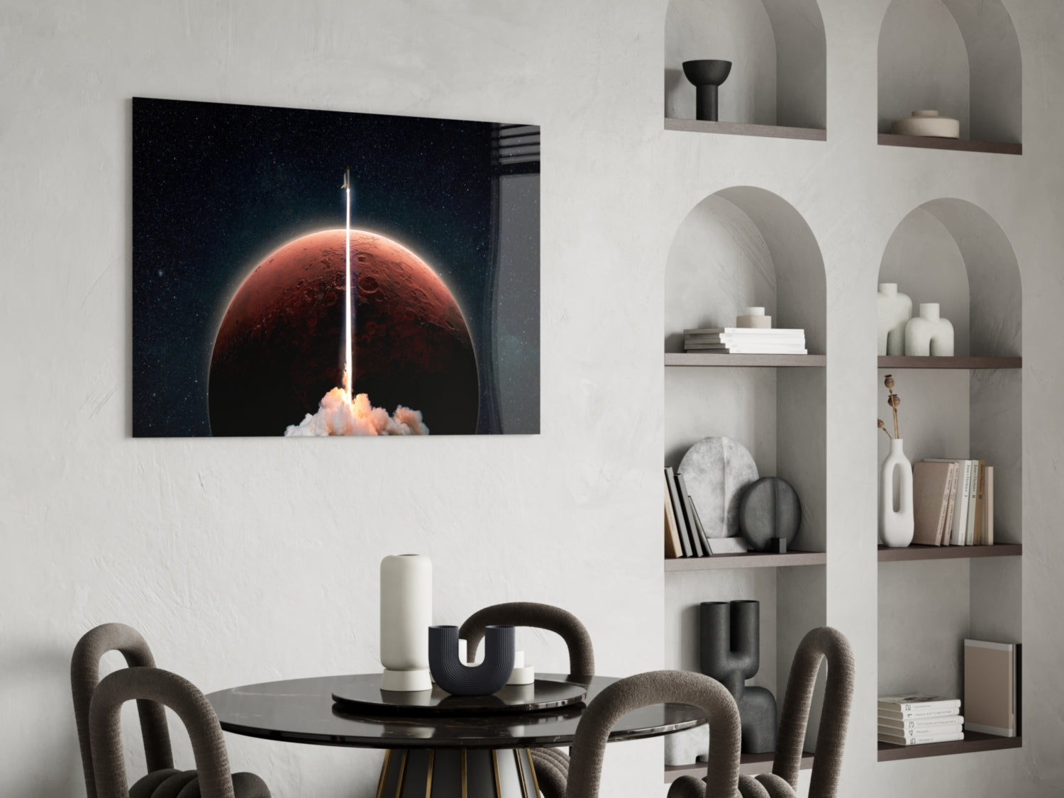 Abstract Art Glass Wall Art.