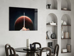 Cinematic sci-fi print bringing Mars edge to a study