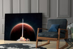 Cosmic yatay panel against an onyx-painted accent wall