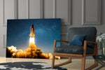 Cosmic yatay panel against an onyx-painted accent wall