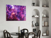 Cinematic astronomy print bringing nebula edge to a man cave