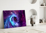 Space Helix Glass Wall Art.