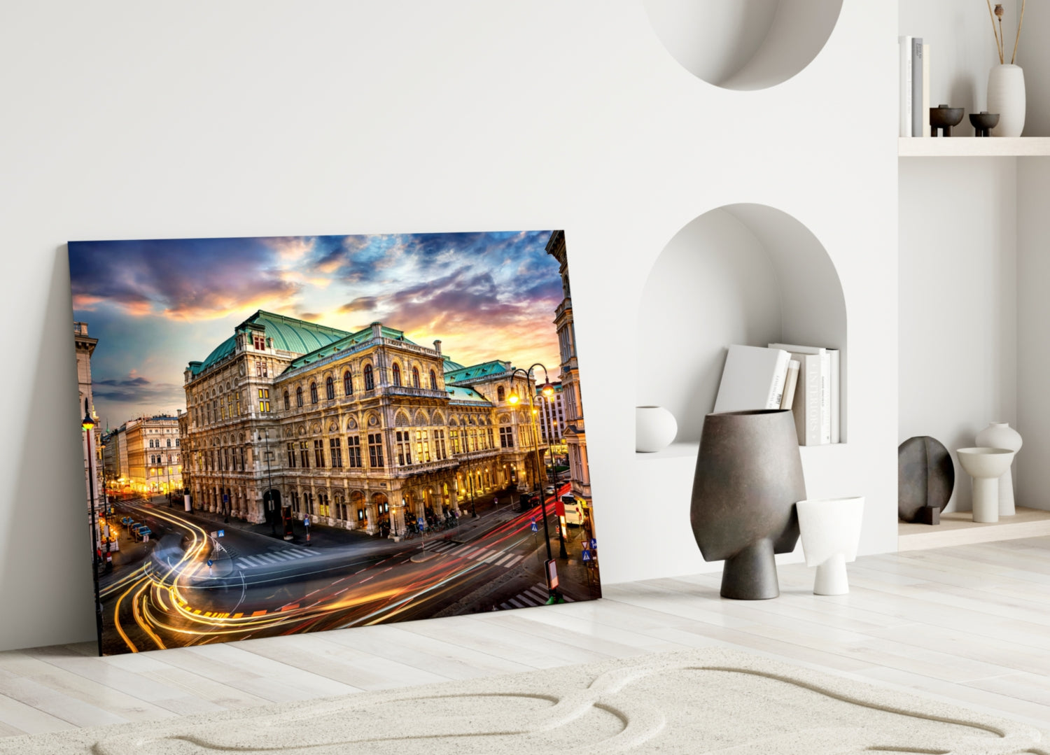 Vienna State Opera Glass Wall Art.