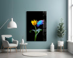 Abstract Art artwork styled in a hallway interior
