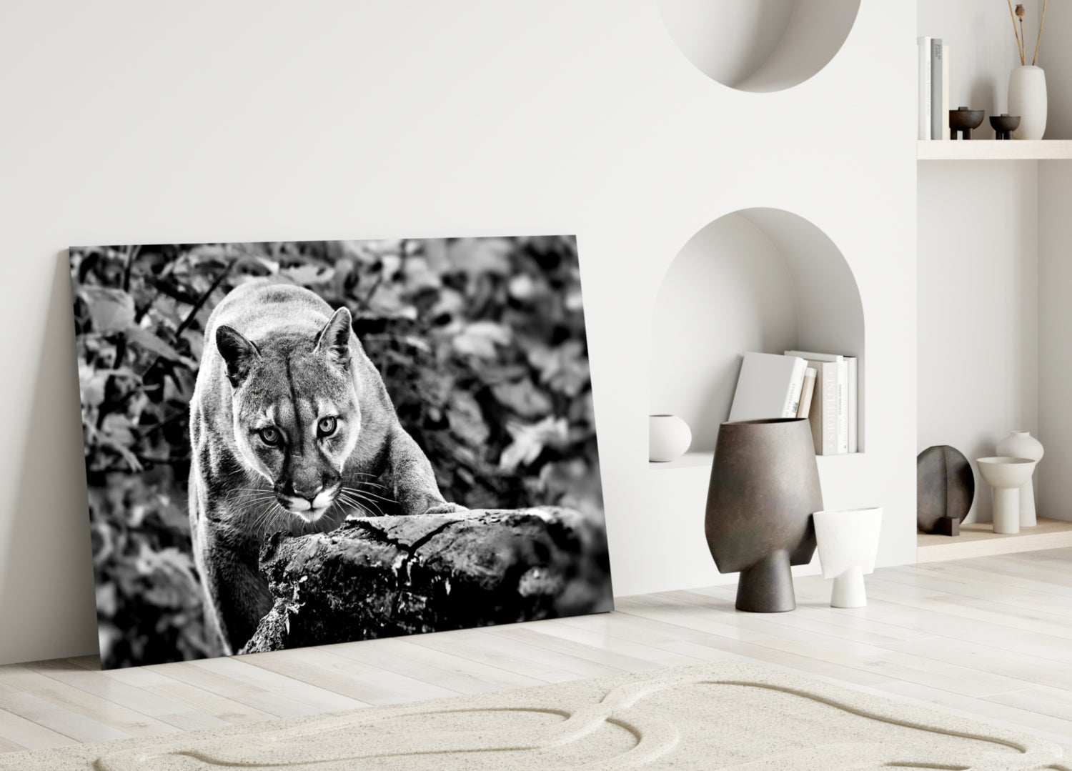 Puma Glass Wall Art.