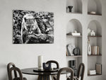 Cinematic wildlife print bringing wilderness edge to a home office