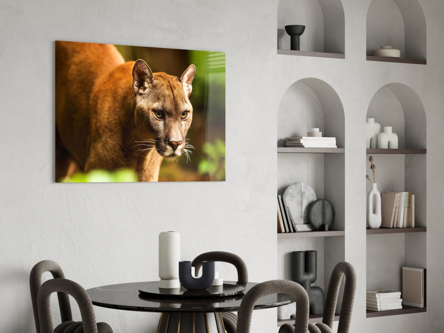 Puma Glass Wall Art.