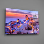 Travel panel anchoring a hotel-styled lounge wall