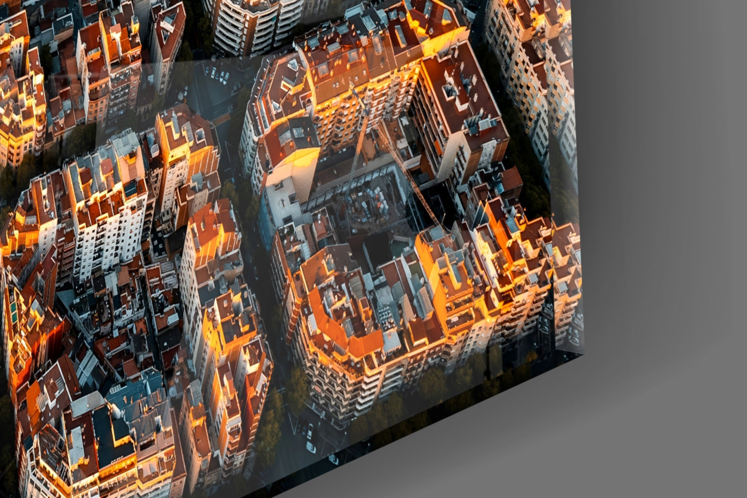 Barcelona Glass Wall Art.