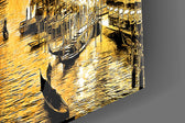 Cinematic artwork in a Mediterranean-themed dining room interior