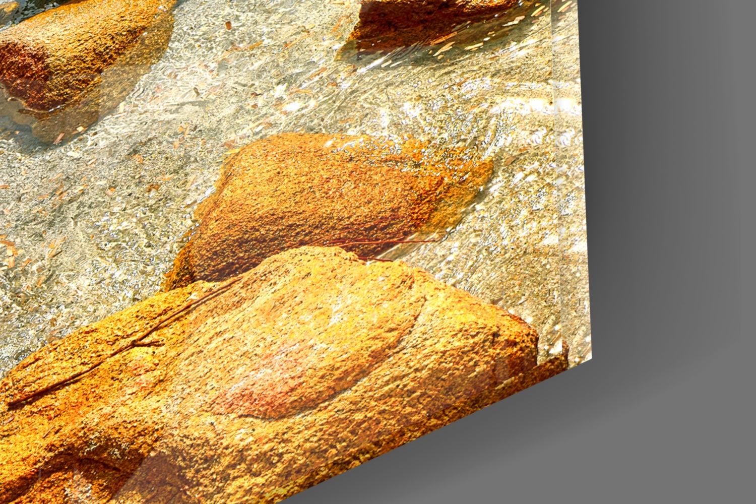 Beach View Glass Wall Art.