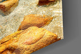 Cinematic artwork in a beach-house lounge interior