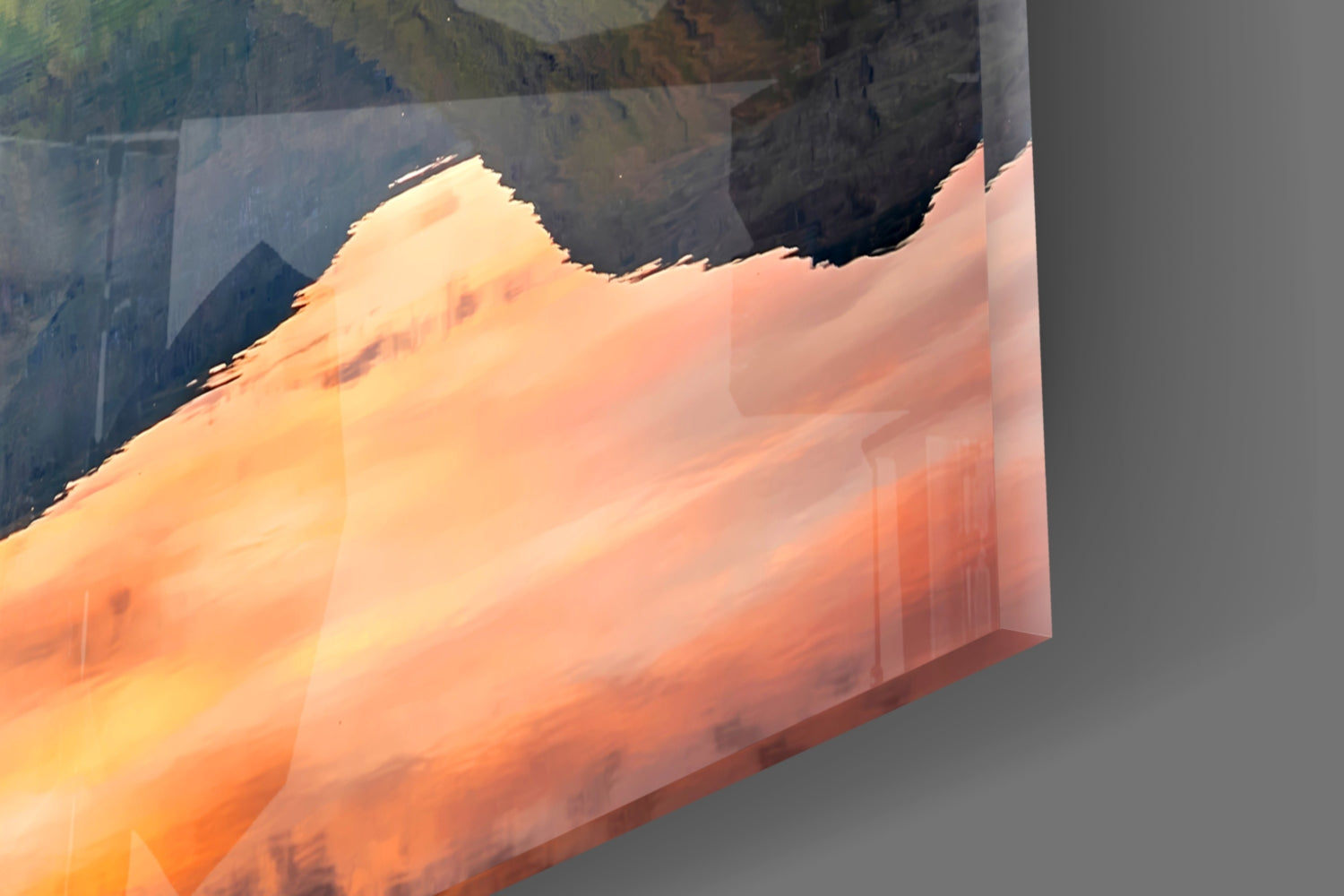 Loch Birch Scotland Glass Wall Art.