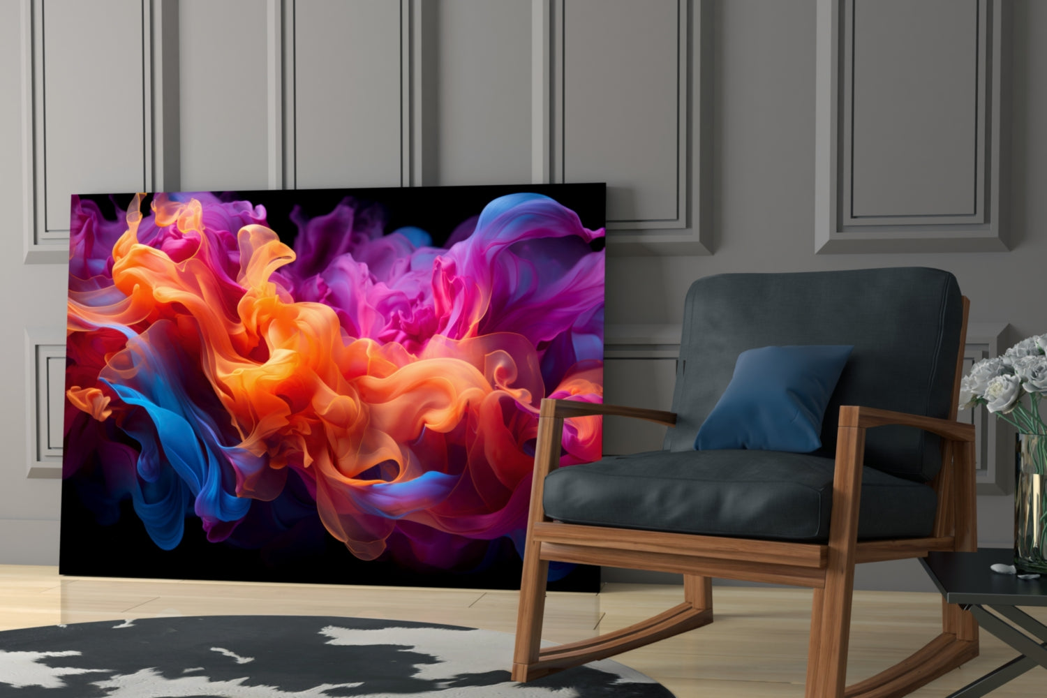 Abstract Art Glass Wall Art.