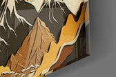 Tree-of-life paper-craft cinematic glass wall art in light-filled garden room