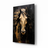 Horse Art Glass Wall Art.