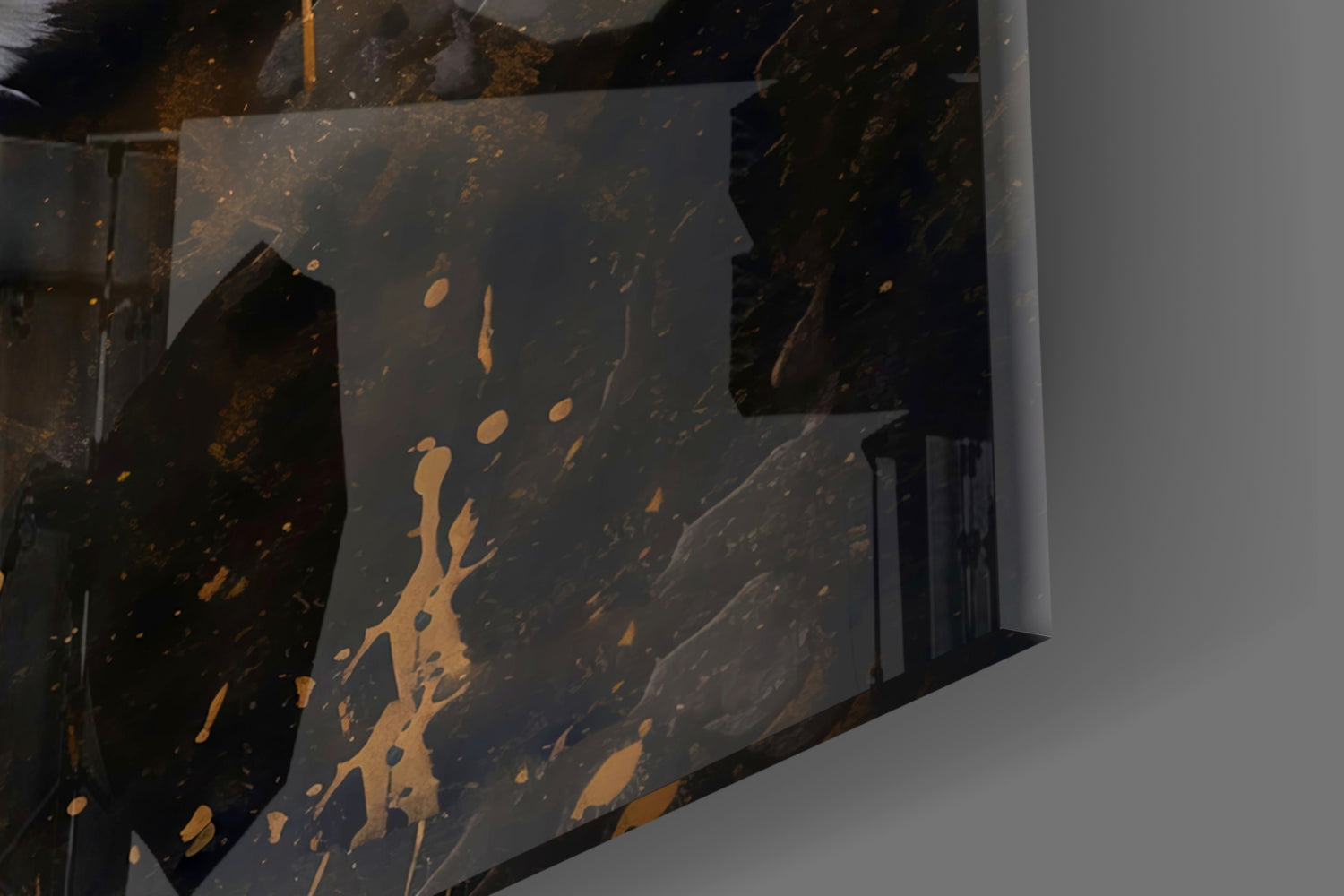 Leopard Glass Wall Art.