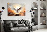Pigeon Glass Wall Art