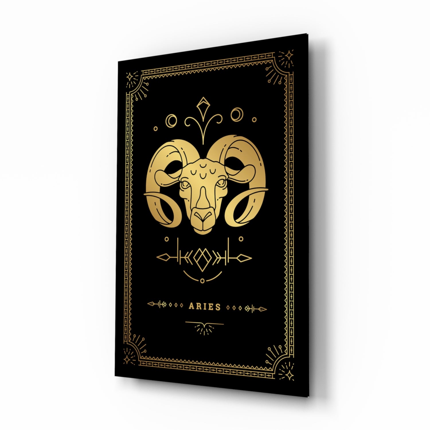 Aries Glass Wall Art