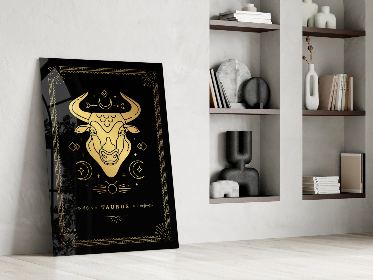 Taurus Glass Wall Art.