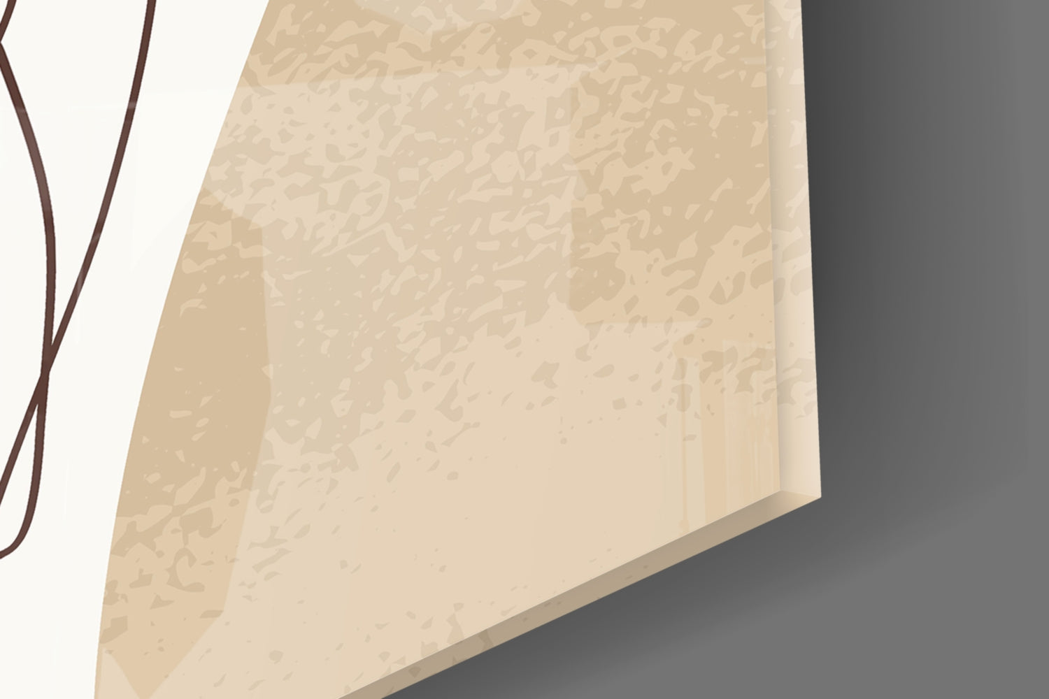 Woman's Art Glass Wall Art.